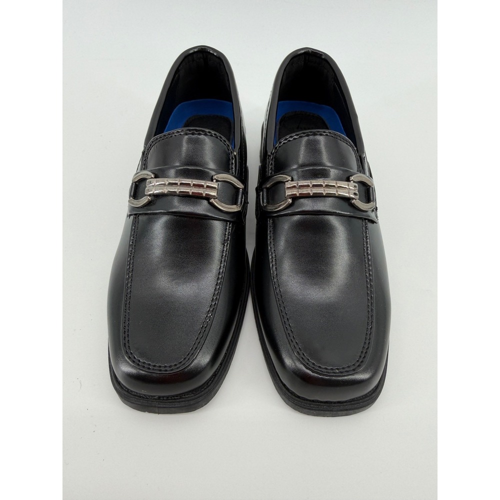 Josmo Boys Black Dress Loafers Bit Detail Slip On Shoes Size 13‎ E-25025
